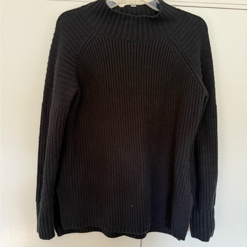 VENUS Black Cowl Neck Sweater